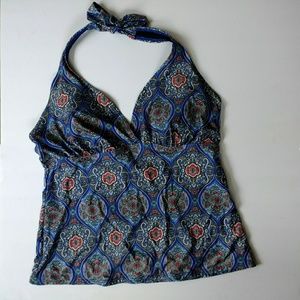 Coolibar tankini halter top size xl
